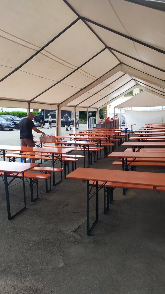 Aufbau Sommerfest 2026
