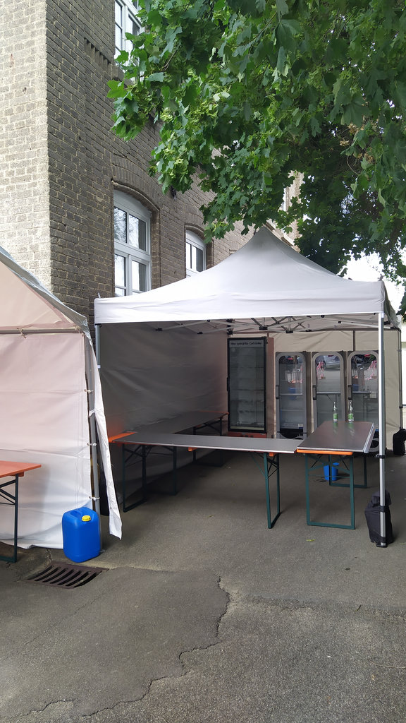 Aufbau Sommerfest 2026
